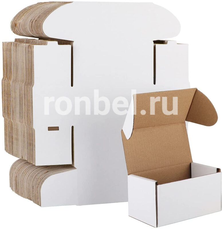 Самосборная коробка с маленькими ушками купить в Москве оптом и в ...